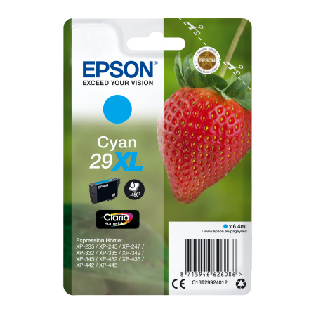 Epson Singlepack Cyan 29XL Claria Home Ink originální