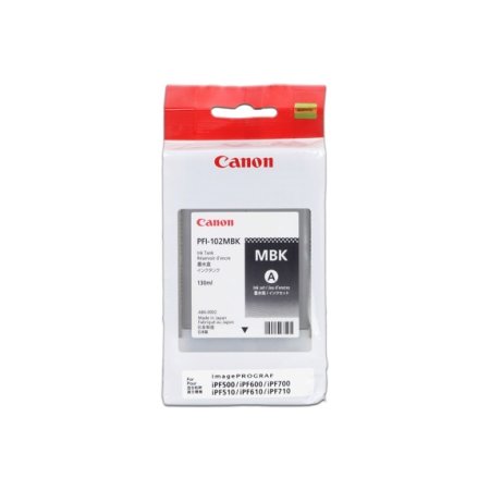 CANON INK PFI-102 MATTE BLACK iPF-500, 600, 700 originální
