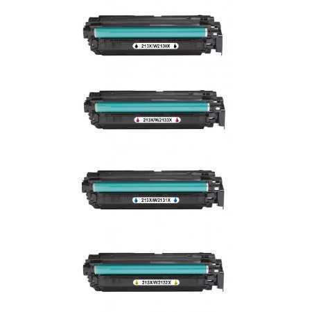 HP 213X - kompatibilní sada tonerů CMYK s novými čipy