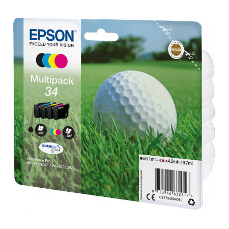 Epson Multipack 4-colours 34 DURABrite Ultra Ink originální