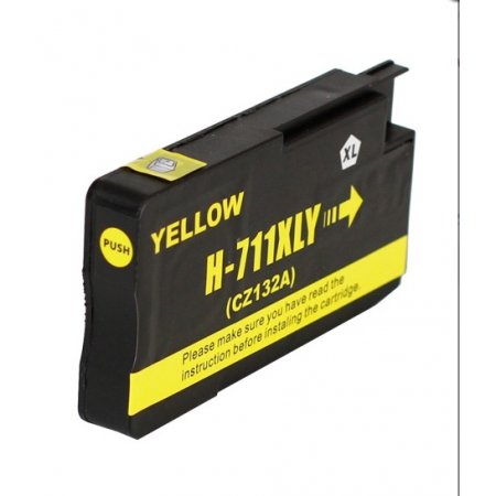 HP 711 - kompatibilní žlutá inkoustová kazeta(CZ132A)