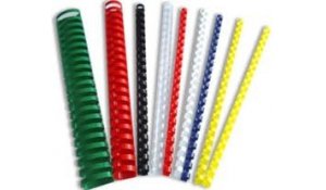 Kroužkový hřbet plast pro vazbu 22 mm, do 180 listů, 50ks 