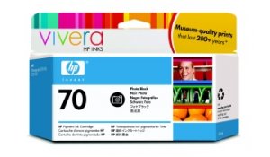 HP no 70 foto. černá inkoustová kazeta, C9449A originální