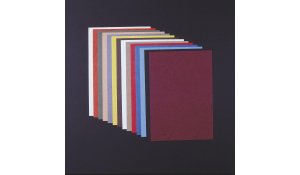 Spodní desky DELTA A4 bílé, pro kroužkovou vazbu, 100ks