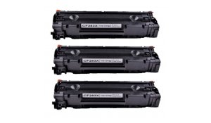 HP CF283X - kompatibilní multipack 3ks tonerů 83X