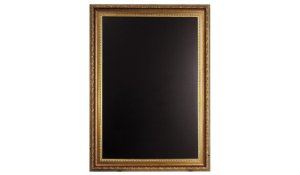 Nástěnná popisovací tabule GOLD 65x85 cm, zlatý ozdobný rám